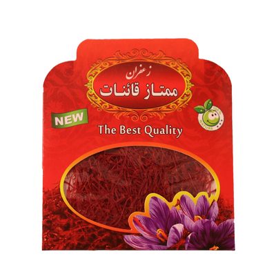 زعفران سوپر نگین پرسی نیم مثقال در بسته بندی پاکتی