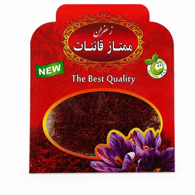 زعفران پوشال نیم مثقال در بسته بندی پاکتی