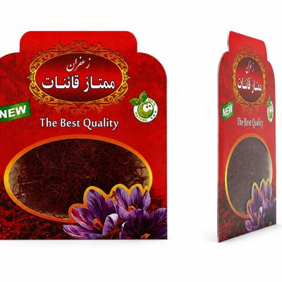 زعفران پوشال نیم مثقال در بسته بندی پاکتی